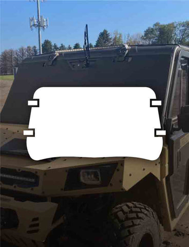 Kawasaki Mule Pro-FXT EPS LE Padded Windshield Protector (STRAPS)